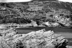 Inlet in the Elba island in foreshortened view. Lower Marciana, August 1956 (Photo by Mario De Biasi\Mondadori Portfolio by Getty Images)